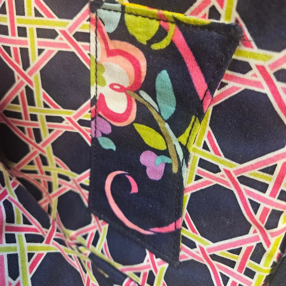 Vera Bradley Quilted Cotton E-Reader Sleeve Tablet Pouch Case Retired Ribbons